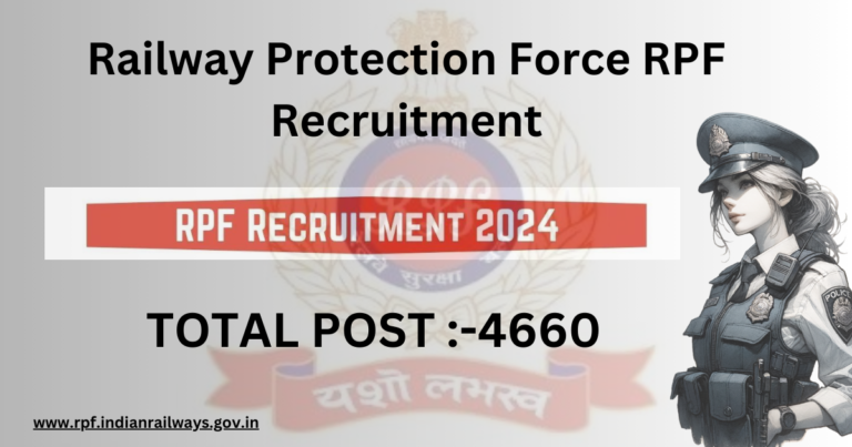 Railway Protection Force RPF Recruitment 2024