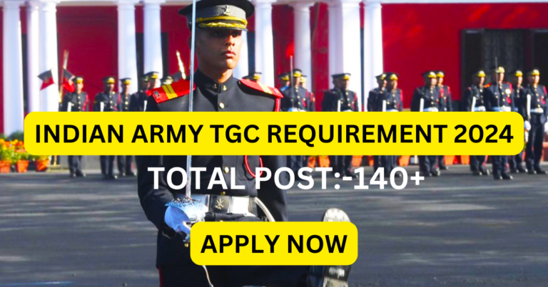 Army TGC 140 Recruitment Notification